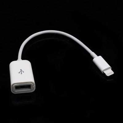Добави още лукс Джаджи OTG USB camera connection кабел за Apple iPad ipad 4 / Apple iPad mini бял